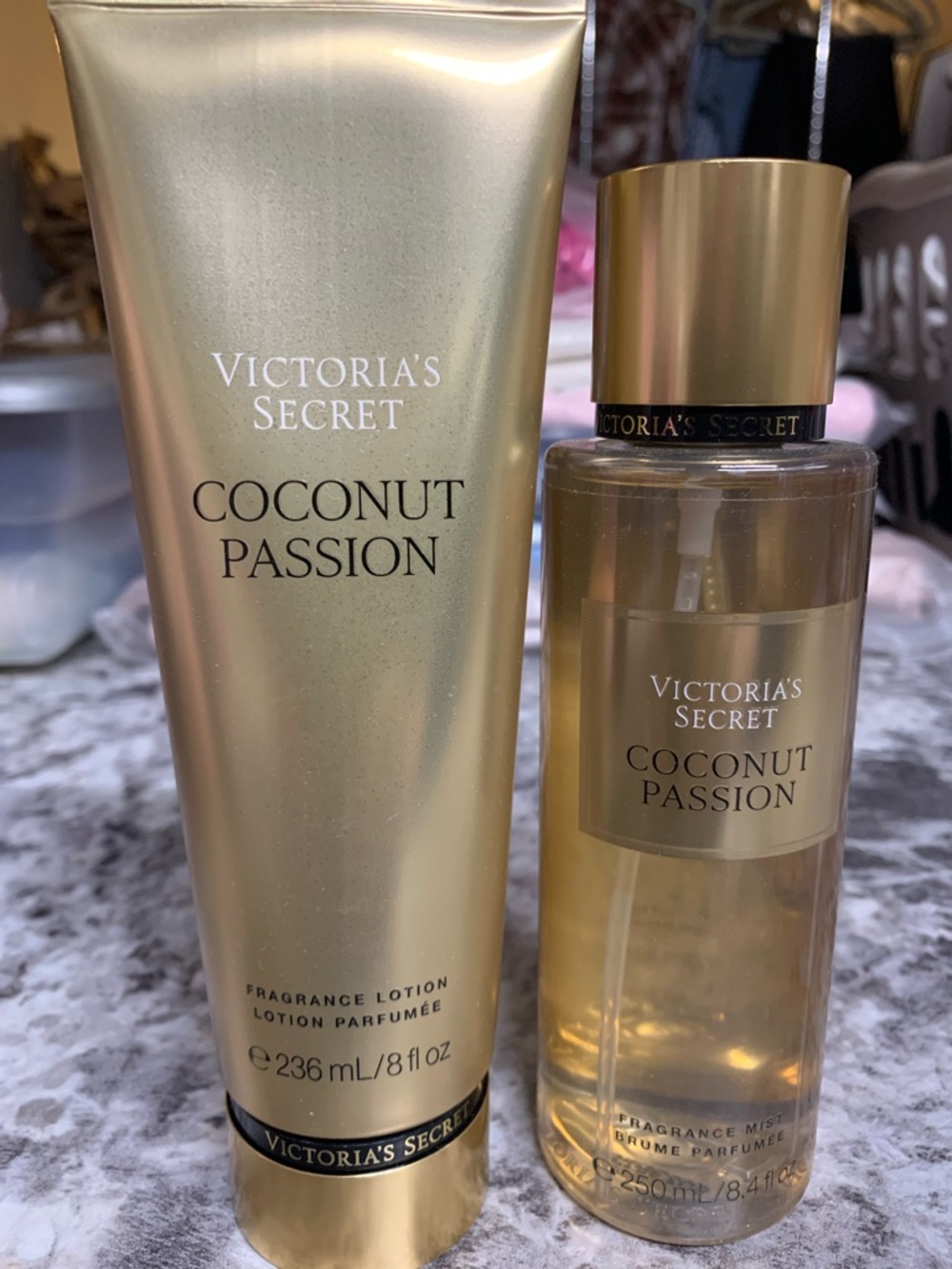 Victoria's Secret Coconut Passion Fragrance Lotion & Mist - FULL SIZE